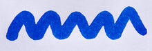 Load image into Gallery viewer, A colour swatch of Diamine Florida Blue fountain pen ink.
