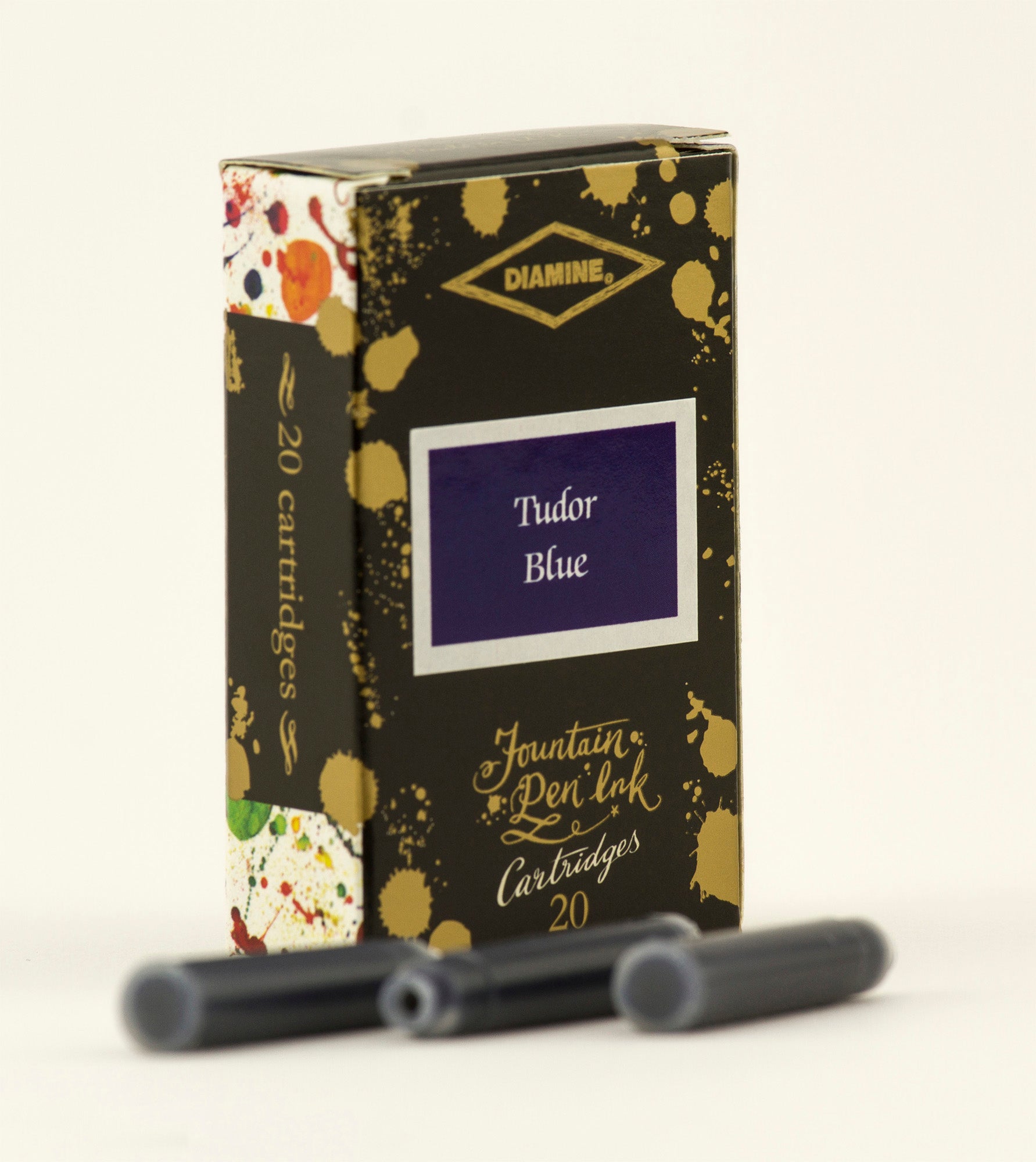Diamine Fountain Pen Ink Cartridges 150th Anniversary Tudor Blue