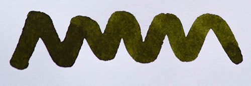 A colour swatch of Diamine Safari fountain pen ink.