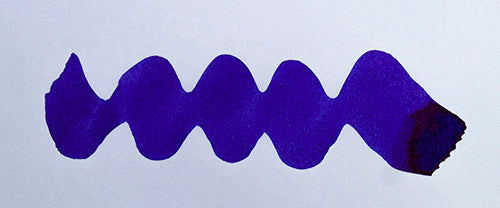 A colour swatch of Diamine Festive Cheer sheening fountain pen ink.